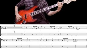 EYE OF THE TIGER (Survivor) How to Play Bass Groove Cover with Score & Tab Lesson