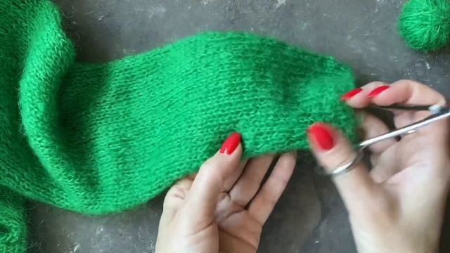 Как укоротить рукав свитера | @iiaks смотреть онлайн