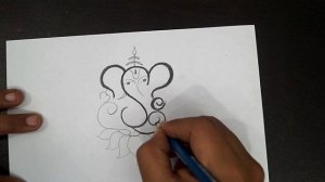 Ganesha Pencil Drawing || Easy Drawing For Ganesh Chaturthi 2020 || Simple Ganesha Drawing