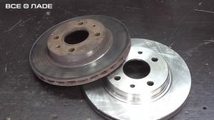 Замена передних тормозных дисков