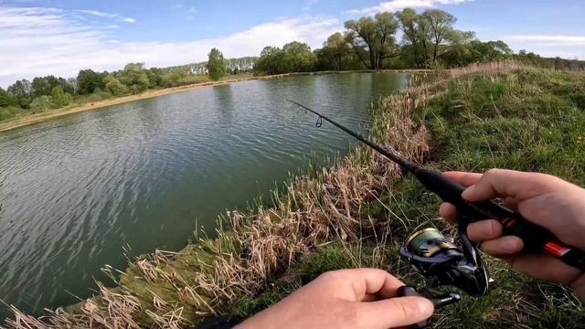 Прудовой окунь. Приманки с Алиэкспресс. смотреть онлайн