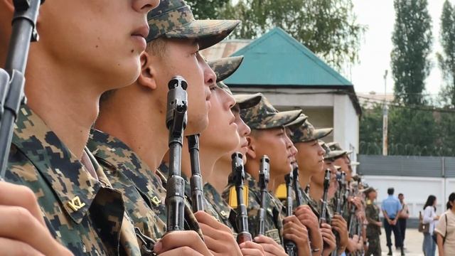 Церемония принятия военной присяги Усть-Каменогорск#присяга #национальнаягвардия