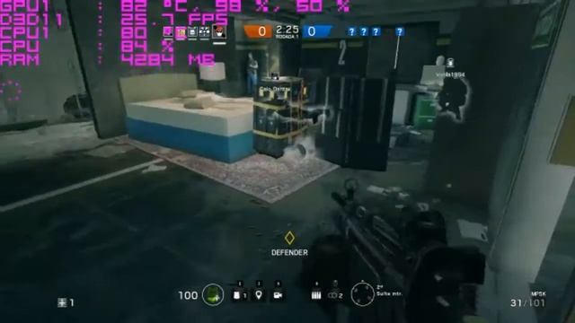 Tom Clancy's Rainbow Six Siege ON Nvidia 710M/820M смотреть онлайн