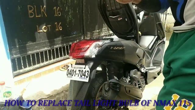 HOW TO REPLACE TAIL LIGHT BULB OF NMAX 155