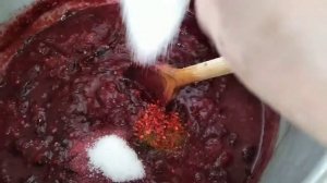 Необычный вкус и яркий цвет! Это самый вкусный соус для мяса и рыбы- ткемали из тёрня?