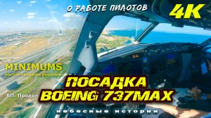 Второй пилот красиво посадил Боинг 737MAX в курортном Маскате | Видео 4К