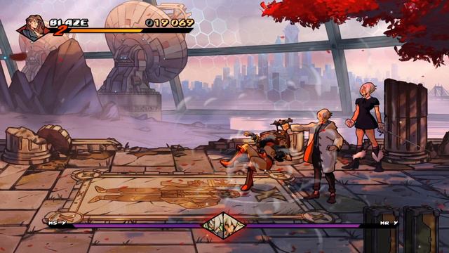 Streets Of Rage 4. Финал Прохождения. Финальные Боссы. Уровень 12 - Остров Y. Blaze