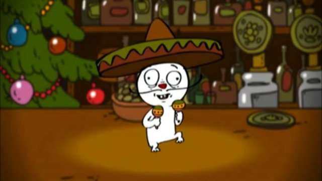 Веселый кролик поздравляет с Новым Годом на 5-ти языках смотреть онлайн