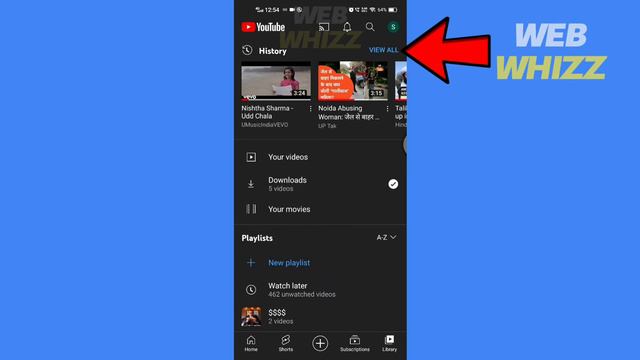 How To Find Saved Videos On Youtube Mobile App IPhone/Android (2024)
