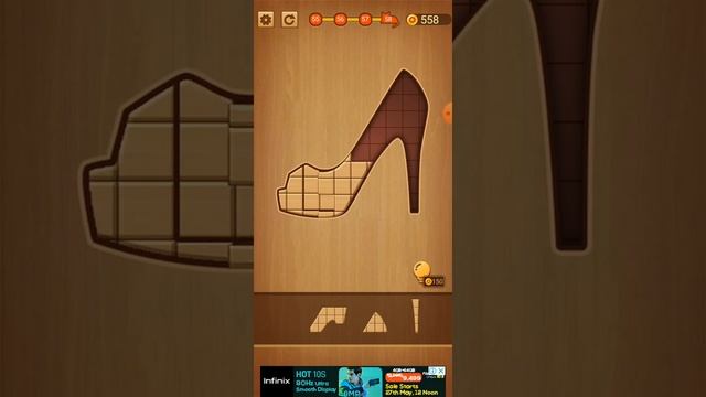 BlockPuz:JIGSAW PUZZLES & WOOD BLOCK PUZZLE GAME||LEVEL 58 ||HIGH IQ PUZZLE SOLVE IN 0.11 SECONDS