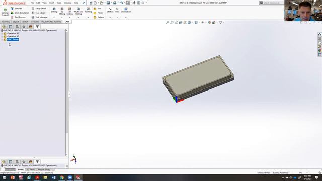 IME Mill Project #1 Intro to CAD/CAM Virtual Machining Lab смотреть онлайн