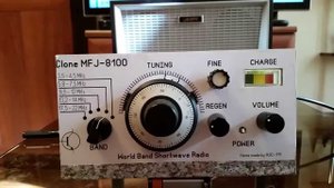Clone MFJ-8100 (могиканин, регенеративный приемник) прием любительских SSB станций
