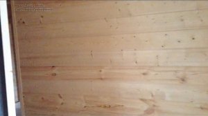 Дом из профилированного бруса - обшивка углов, двери, наличники. Wooden house - interior finishing