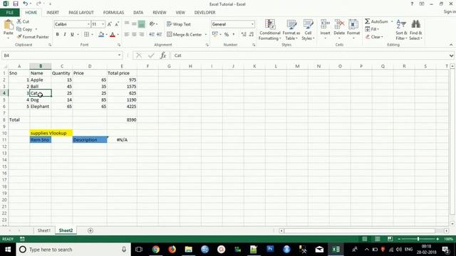 Formulas & Functions  Date, Time, String, VLOOKUP |  Microsoft Excel Online Tutorial Introductio