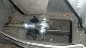 Шарнирный наконечник взамен штатной пластмасске.