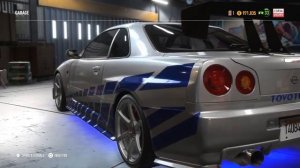 Need for Speed Payback - Nissan Skyline GT-R from 2 Fast 2 Furious