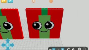 Номера блоков умножение в игре Draw Bricks.