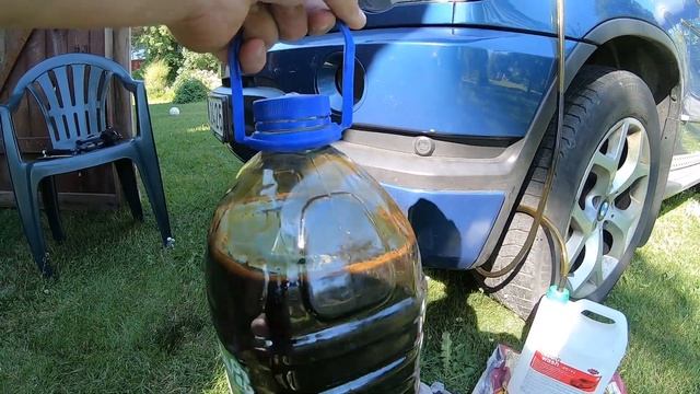 ЗАМЕНА МАСЛА КИТАЙСКИМ НАСОСОМ С AliExpress ЧЕРЕЗ ЩУП - BMW X5 E53 поменяй масло у падика смотреть онлайн