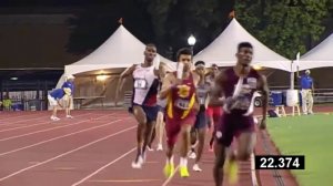 Fred Kerley Splits an Amazing 43.35 8th fastest alltime 4x400m NCAA West Prelims 2017