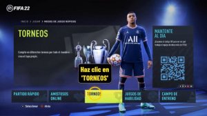 Como jugar una liga  en  FIFA 22