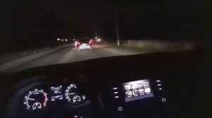 Шкода Карок -ночь, фары, комментарии