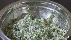 Пирог с рукколой