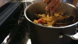 Part 2: How to make Frutti di mare pasta with Chorizo sausage