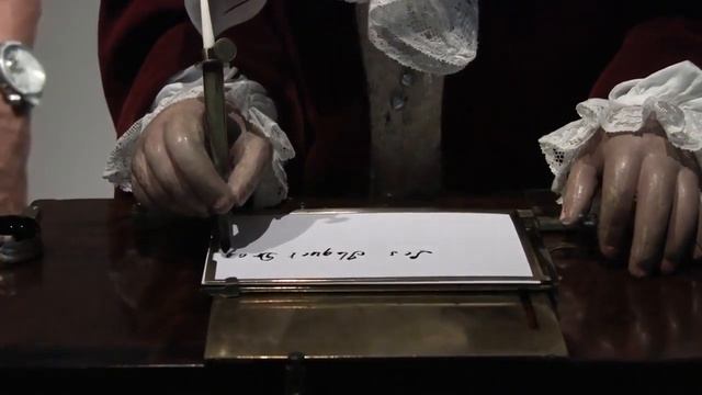 1770 г.  Пишущий робот мальчик Пьеро Жаке-Дро.