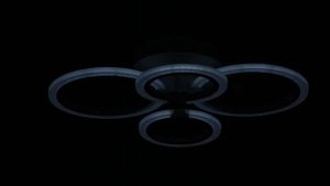 Люстра светодиодная, потолочная 4 кольца