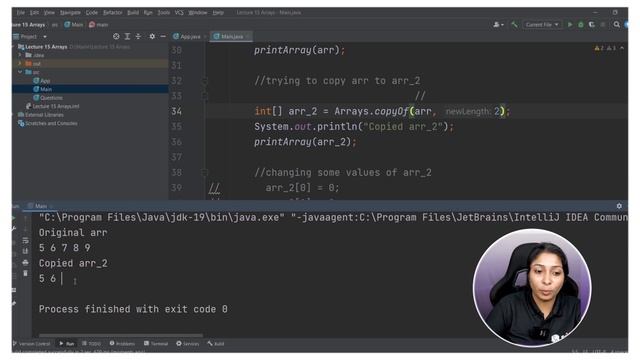 Arrays- 2| Taking Input, Array Reference, Cloning and Copy |Lecture 15| Java & DSA Foundation Cours