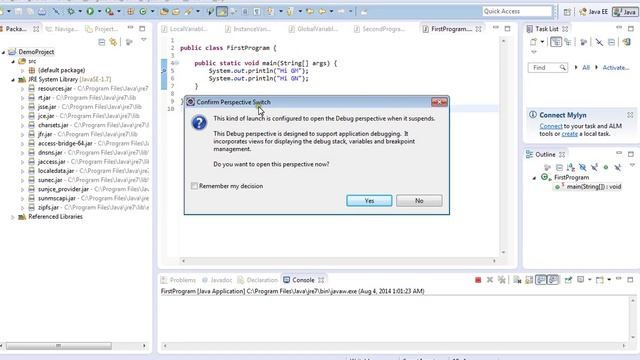 Core Java Topic - 3: Working with Eclipse - 2 смотреть онлайн