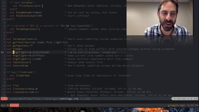 Vim screencast #35: Settings (Part IV) смотреть онлайн