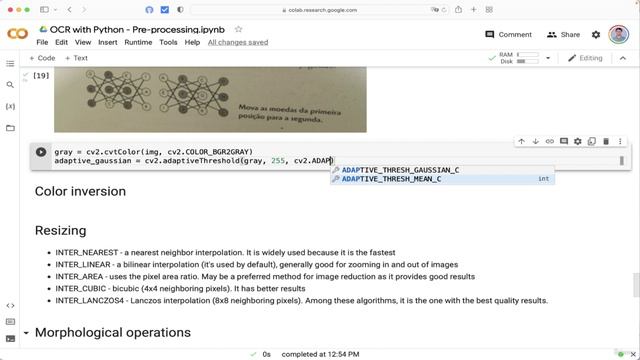 6. Gaussian adaptive thresholding смотреть онлайн