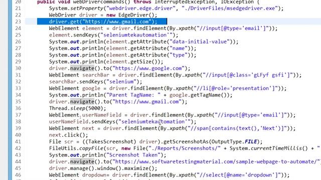 Selenium Web Driver Commands || Web Driver Commands in Selenium || Automation testing Selenium