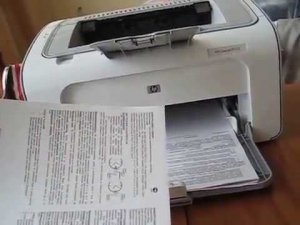 печать как положить лист