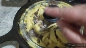 ЖАРЕННАЯ КАРТОШКА С ГРИБАМИ КАК У БАБУШКИ