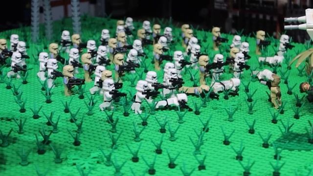 Building Star Wars BATTLES in LEGO... смотреть онлайн