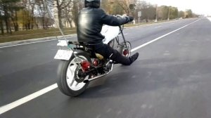 самодельный чоппер, homemade chopper