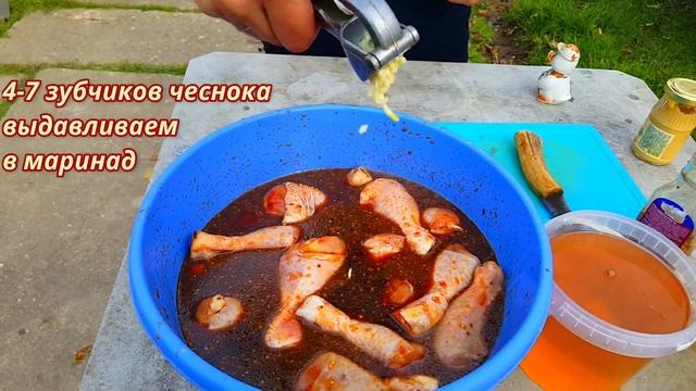 Шашлык из куриных ножек