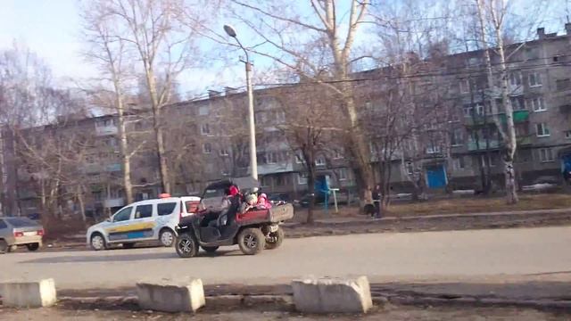 Крохалевка, катание детей