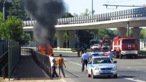 Пожар автомобиля Газель