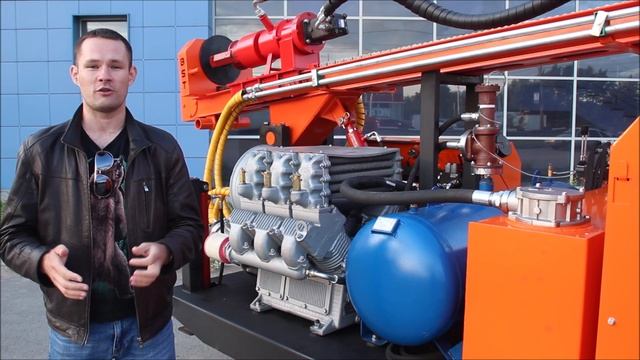 Технический обзор. SBU-60LS с компрессором. Самоходная буровая установка от Бурспецтехники смотреть онлайн