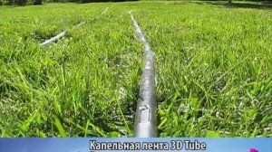 Как работает Капельный полив   Лента капельного орошения   3D Tube