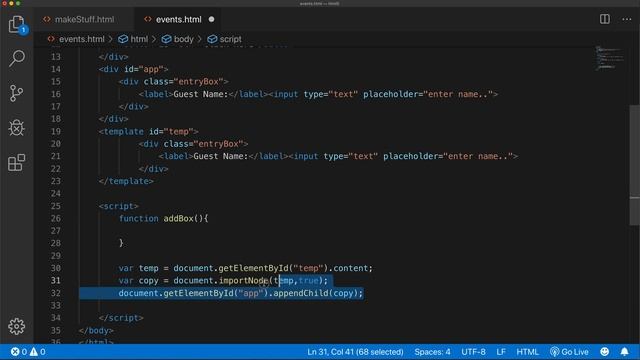 JavaScript Event Listeners, Click Event - HTML5 & JavaScript - Part 9