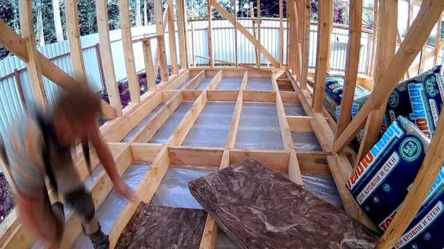 Строительство каркасного дома/Утепление пола/Построй Свой Дом