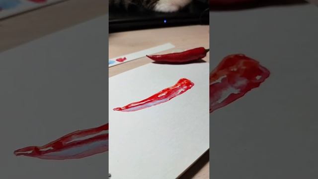 Стрим от 4.09.21 Жгучий перчик акварелью смотреть онлайн