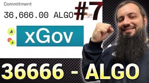 Algorand xGov Period 7 СТЕЙКИНГ МОНЕТ НОВАЯ СИСТЕМА xGovern \ КРИПТОВАЛЮТА НА LEDGER