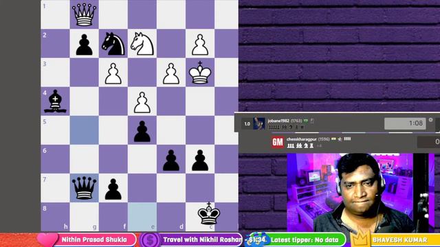 Chess Stream will end if i loss 3 consecutive games