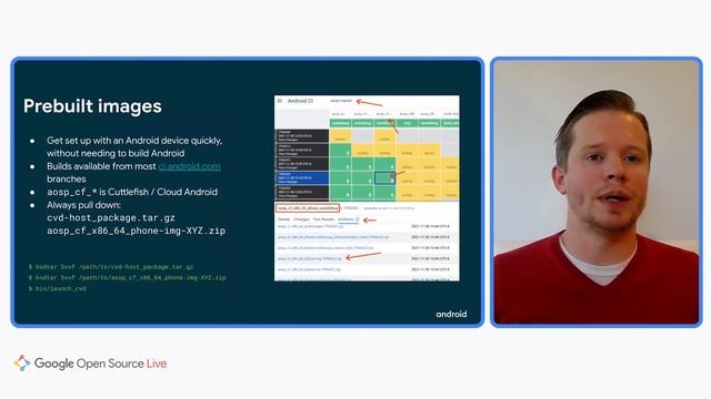 Building and running Android from AOSP - Cloud Android | Android Day on Google Open Source Live смотреть онлайн