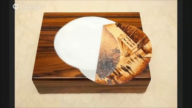 МК по декупажу хьюмидора. Университет Декупажа. Наталья Родина смотреть онлайн